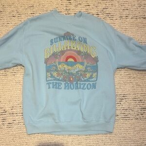 Billabong Light Blue Sunrise Sweatshirt